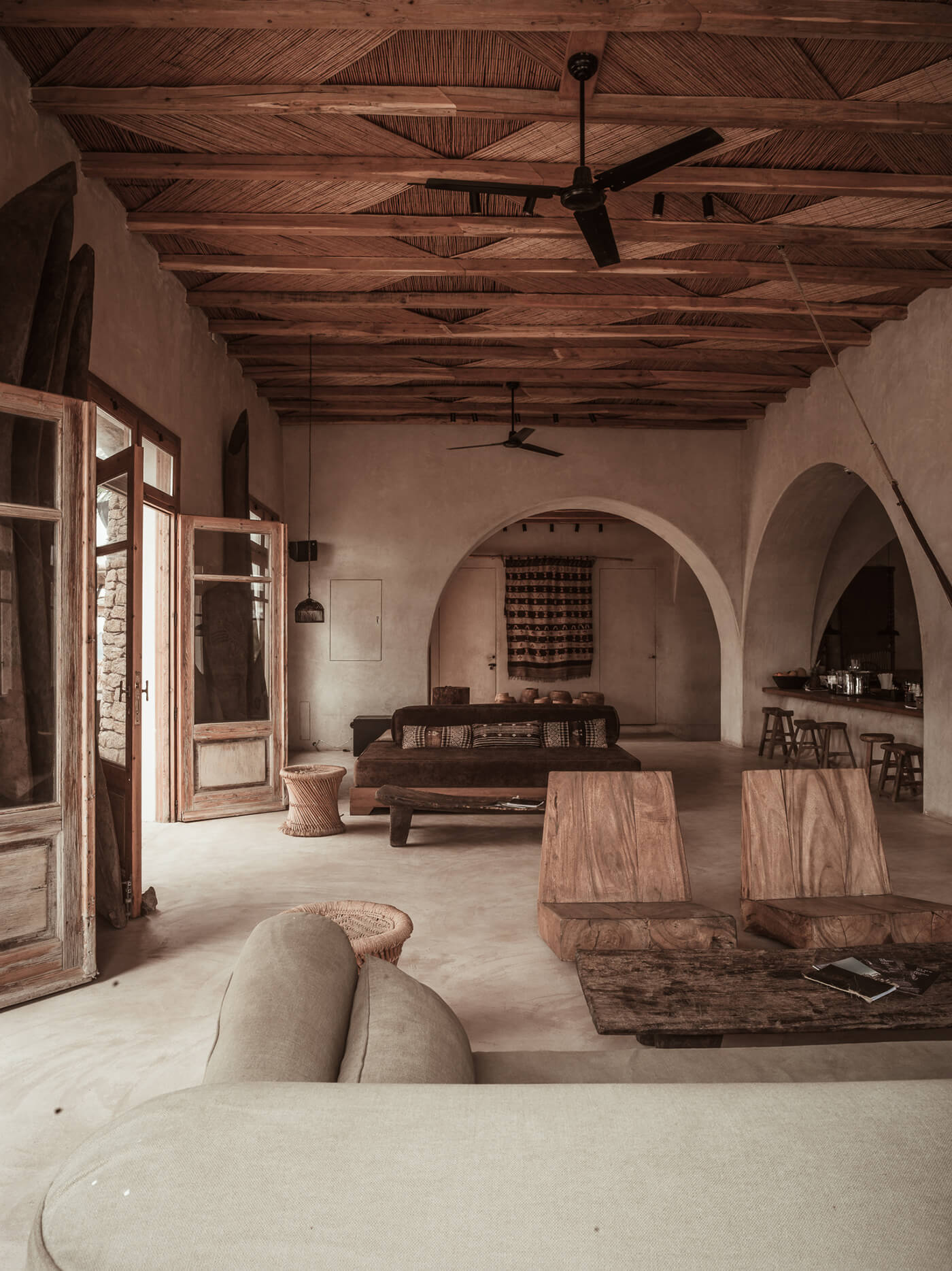 Interior of Scorpios Mykonos